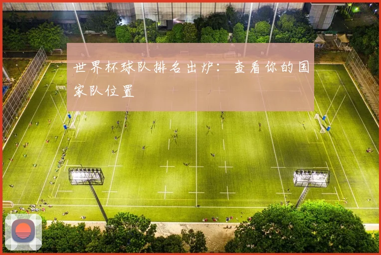 世界杯球队排名出炉：查看你的国家队位置