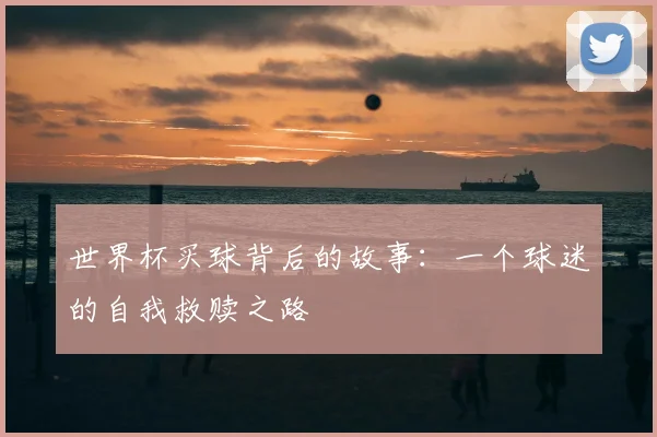 世界杯买球背后的故事：一个球迷的自我救赎之路