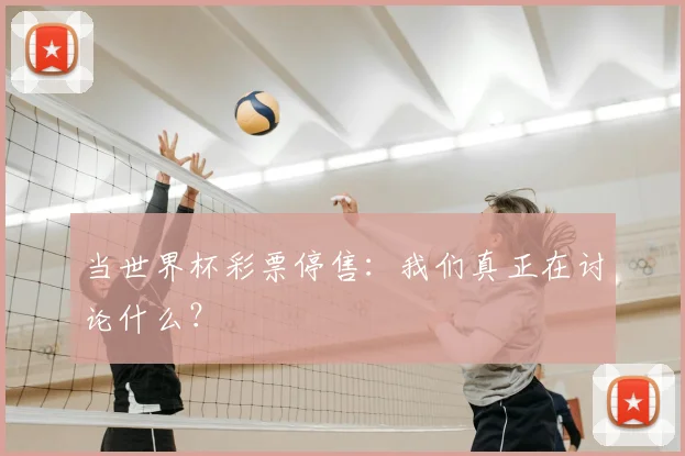 当世界杯彩票停售：我们真正在讨论什么？